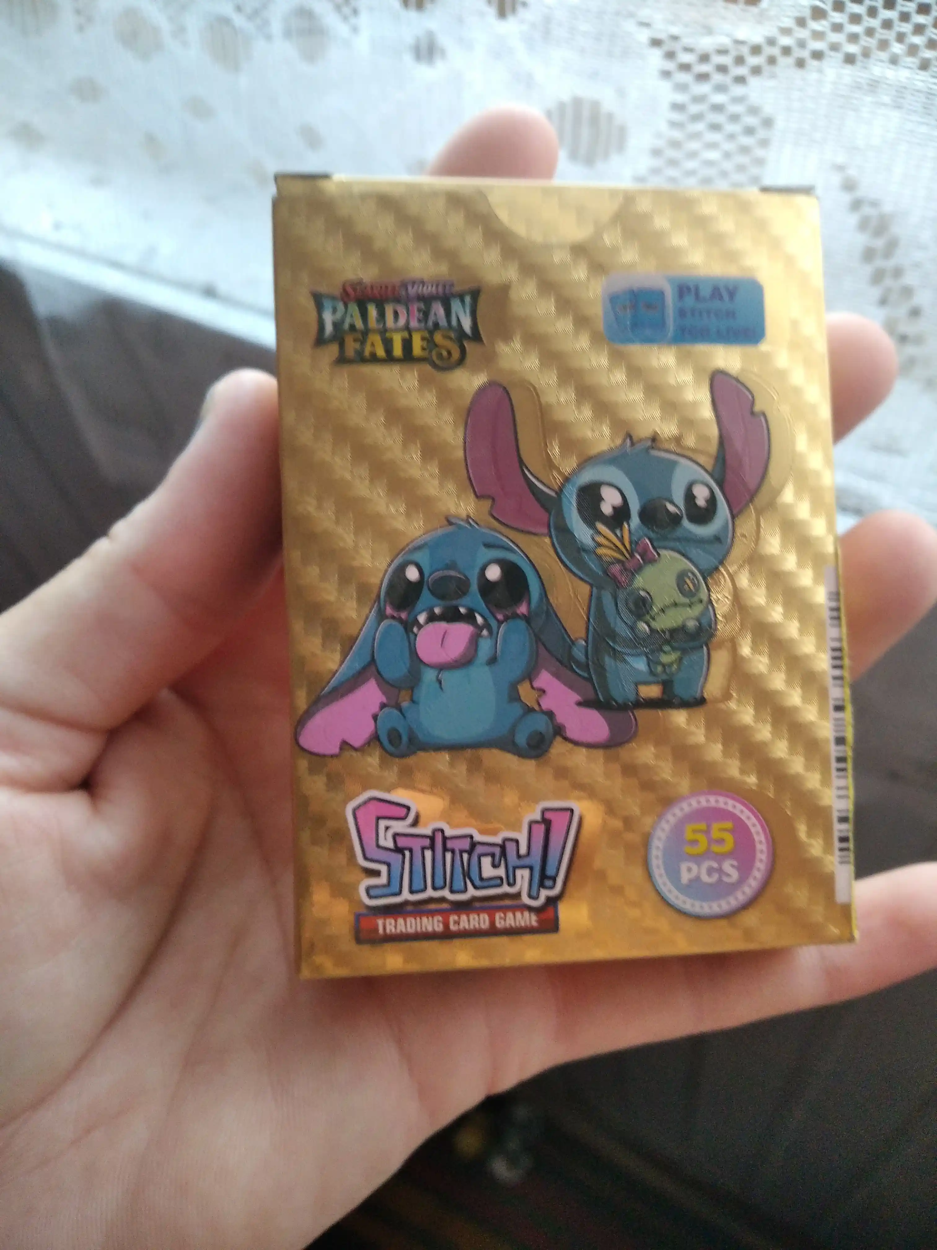 Stitch o‘yin kartalari-55 dona, rangli dizayn, sovg‘a va dekor uchun mos, Naruto, Pokemon