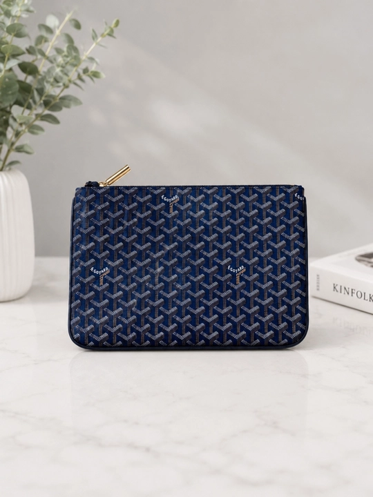 Мужская сумка Goyard, барсетка из эко-кожи, барсетка для мужчин, клатч, дипломат