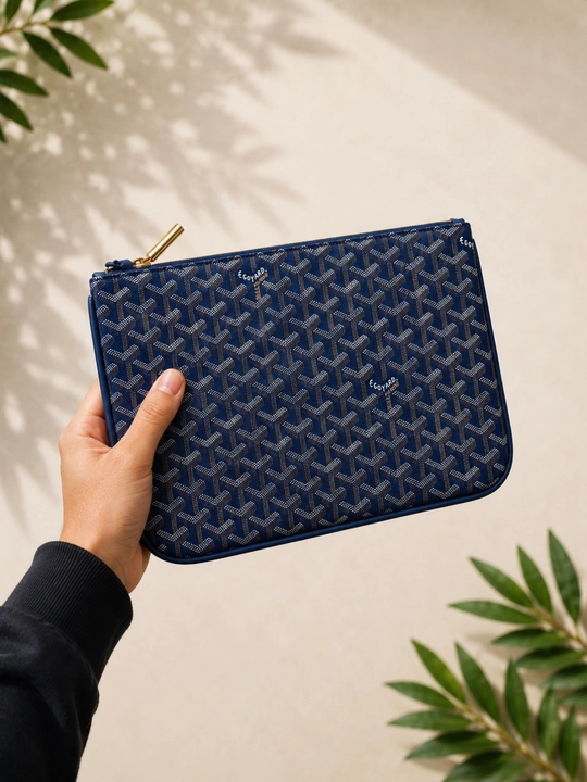 Мужская сумка Goyard, барсетка из эко-кожи, барсетка для мужчин, клатч, дипломат