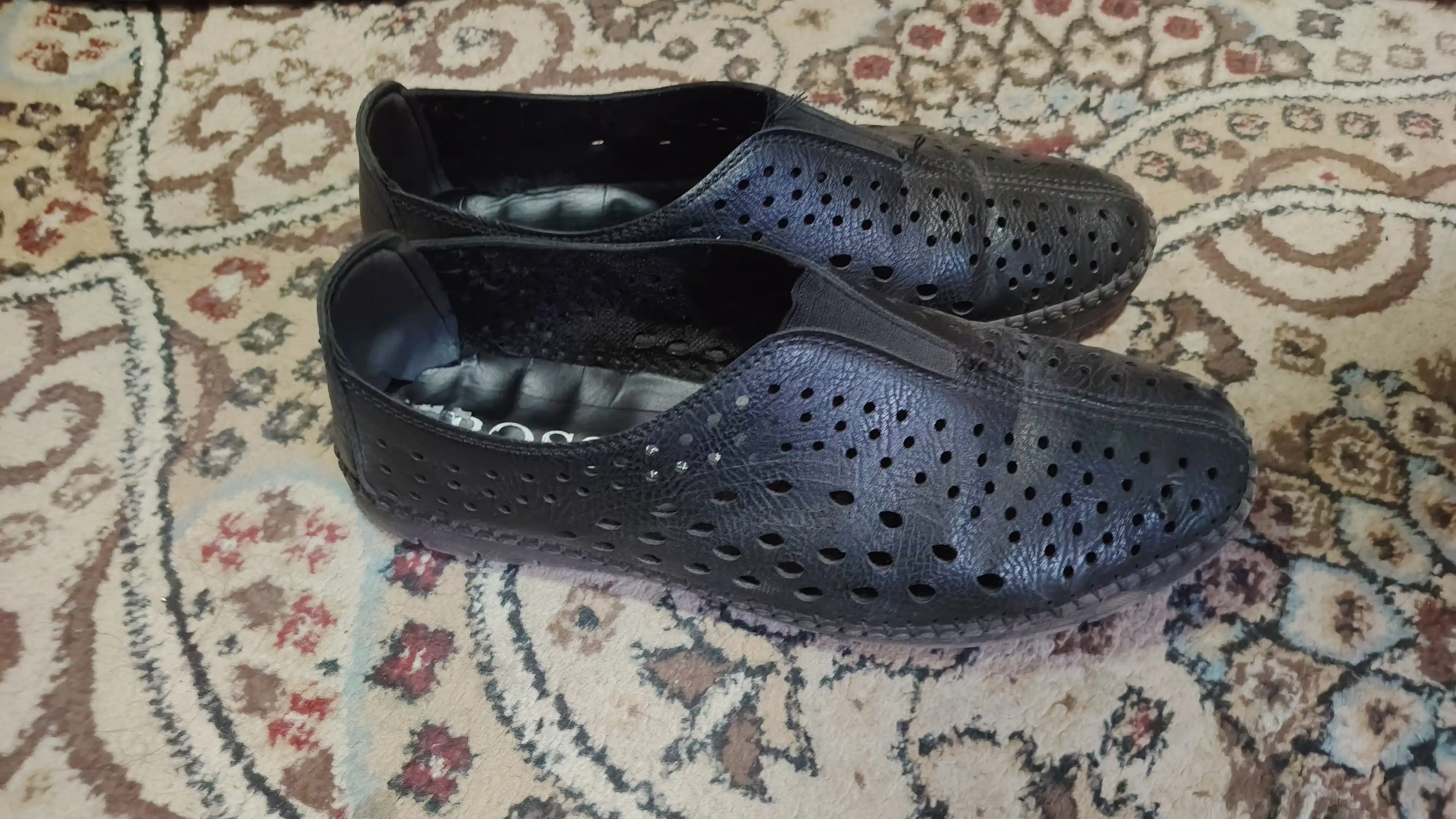 Erkaklar uchun qulay charm yozgi loferlar 40-44