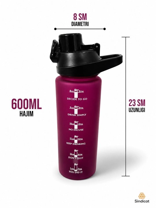 Sheyker, shaker suv shisha, sport idish, geyner, oqsil, protein, suv idish, unisex