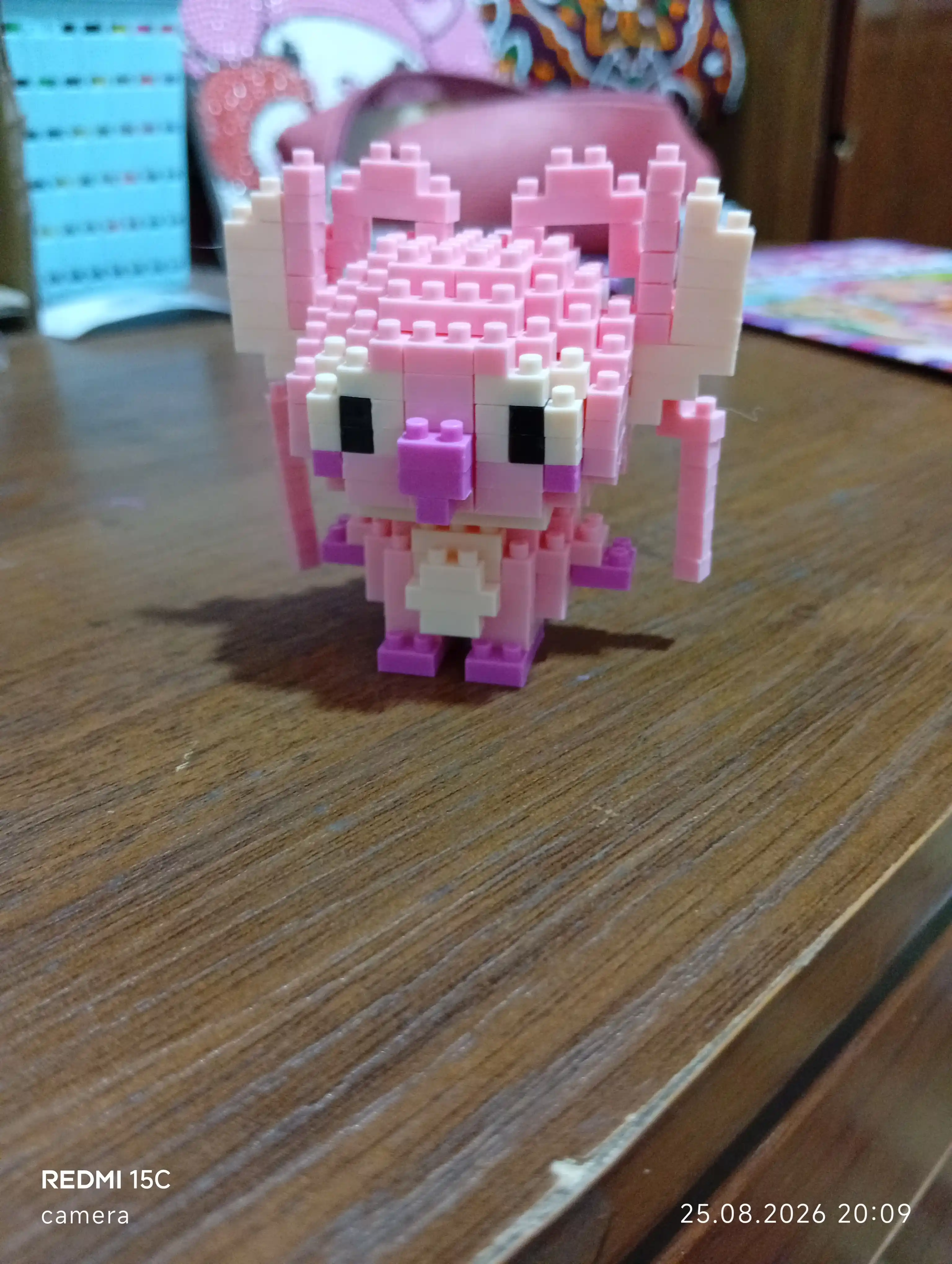 3D Lego konstruktor, bolalar va kattalar uchun jumboq va boshqotirma, yorqin rangda, mini