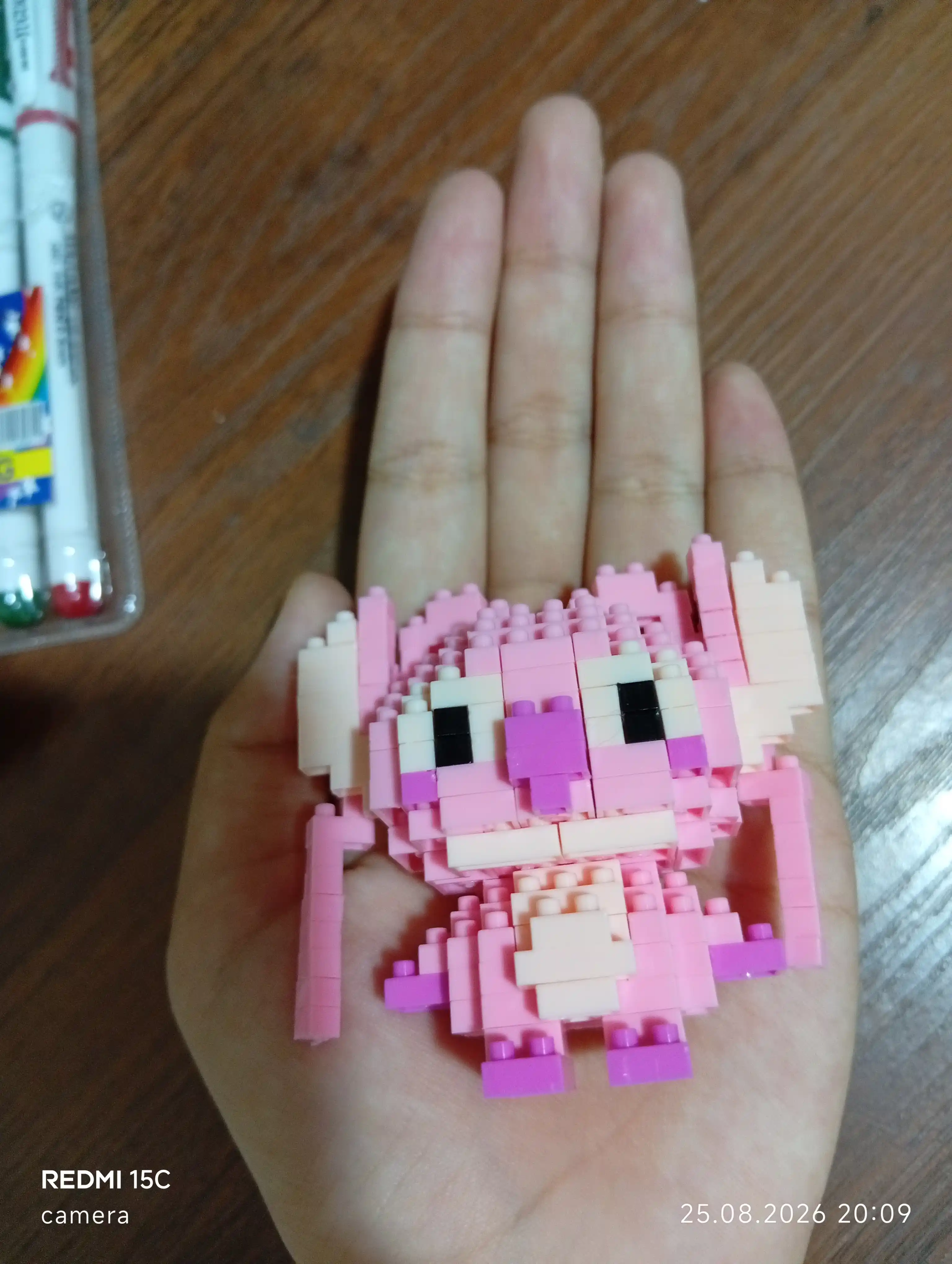 3D Lego konstruktor, bolalar va kattalar uchun jumboq va boshqotirma, yorqin rangda, mini