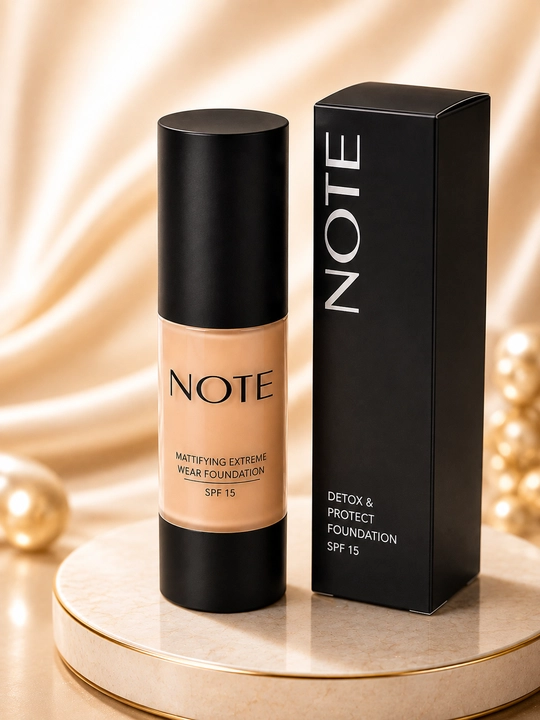 Тональный крем Note Cosmetics Cosmetics Mattifying Wear Matte Finish 02 Natural Beige 35мл - 