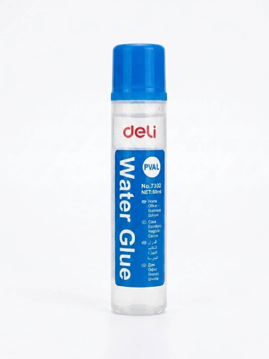 Клей жидкий канцелярский Deli Water Glue, 50 мл (No.7302) - 