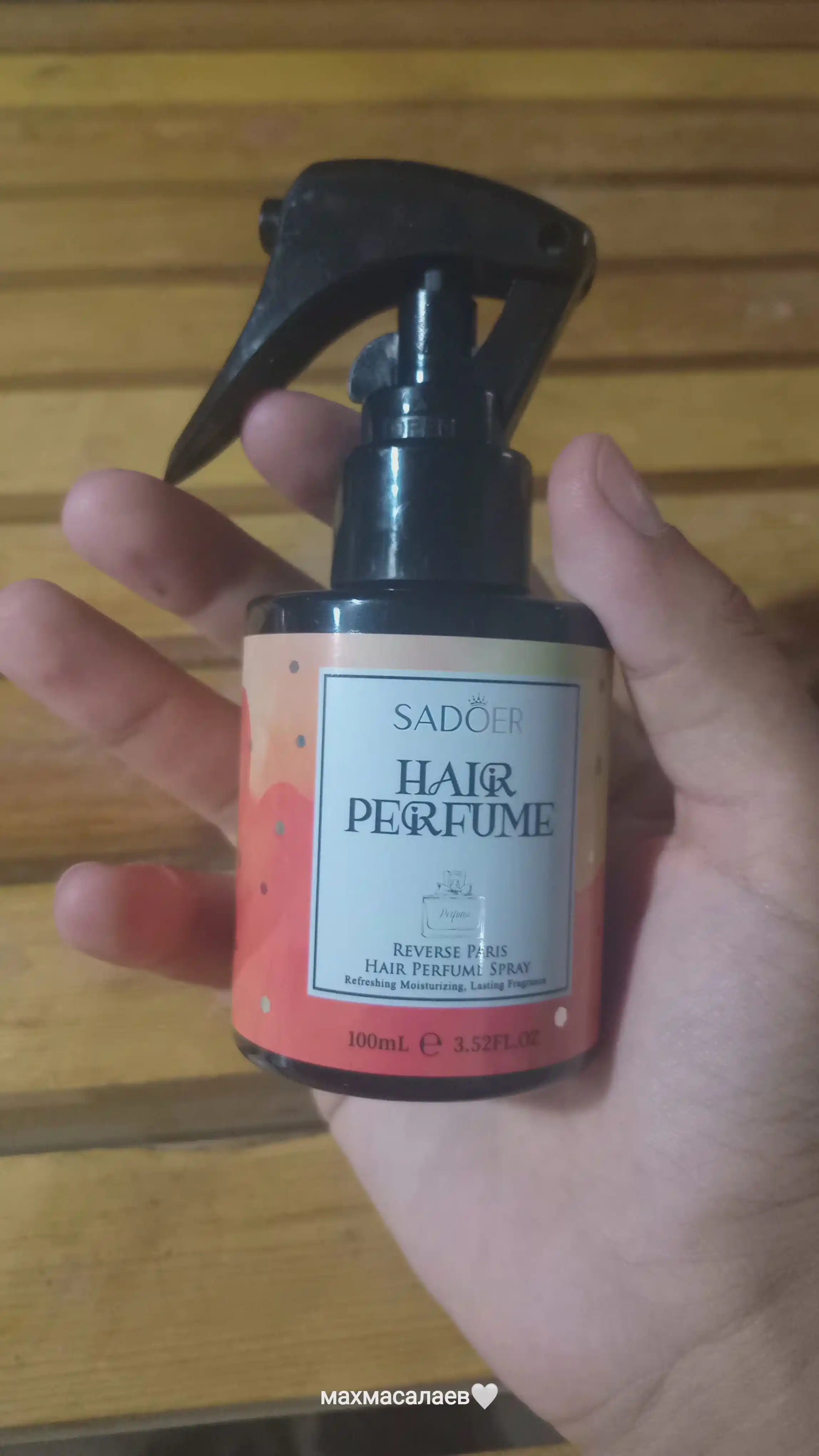 Tana va soch uchun parfyum-sprey, namlantiruvchi, yaltiroq beruvchi, yoqimli hidli, 100 ml