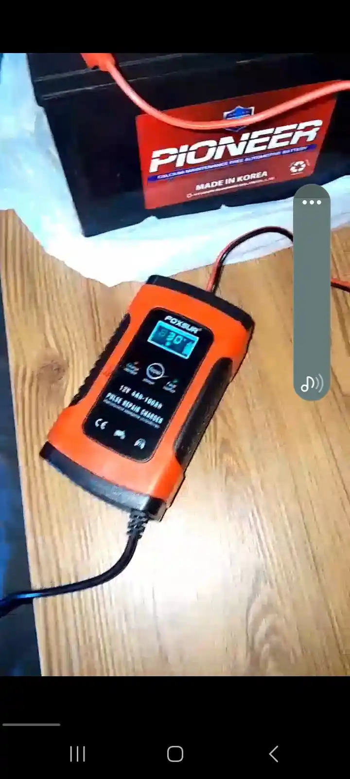 Зарядное устройство Foxsur 12V- 5A, для всех типов аккумуляторов