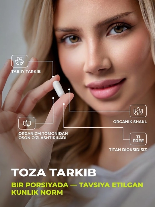 1WIN Inozitol B8 vitamini 1000 mg, 90 kapsula — mio-inozitol, BFQ