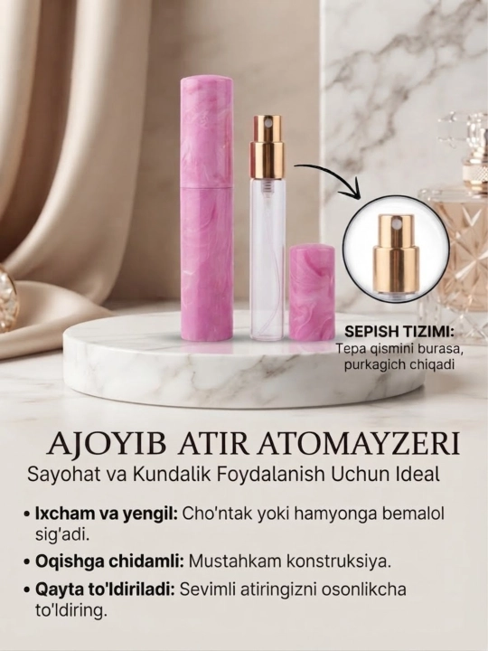 Дорожный мини-атомайзер для парфюма - 