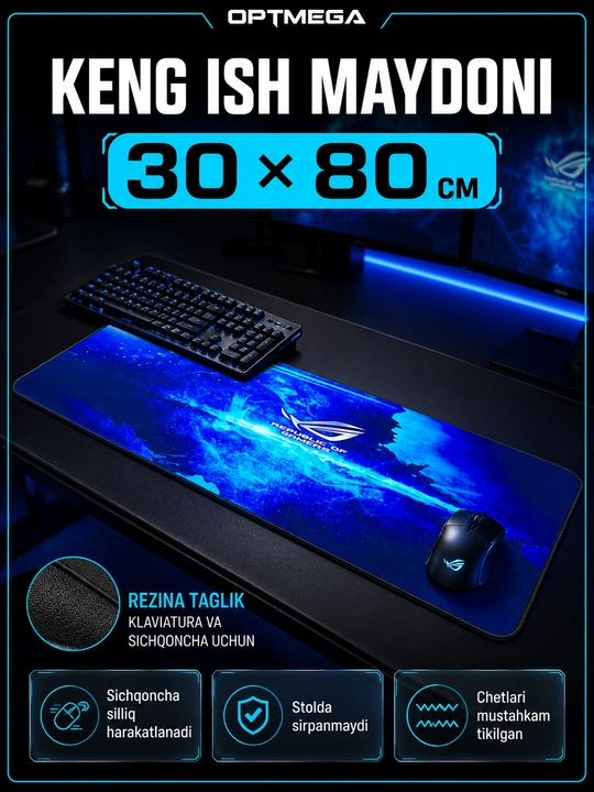 Kompyuter kovrik va sichqoncha uchun gilamcha CS GO gilamcha