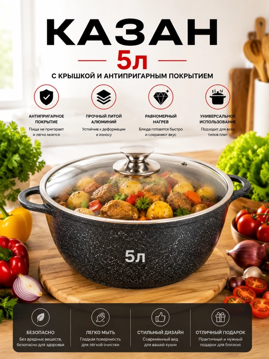 Казан антипригарный - 