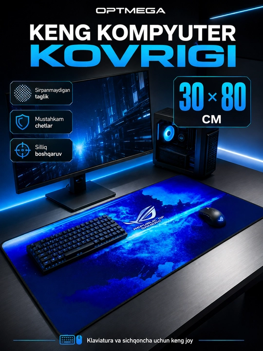 Kompyuter kovrik va sichqoncha uchun gilamcha CS GO gilamcha