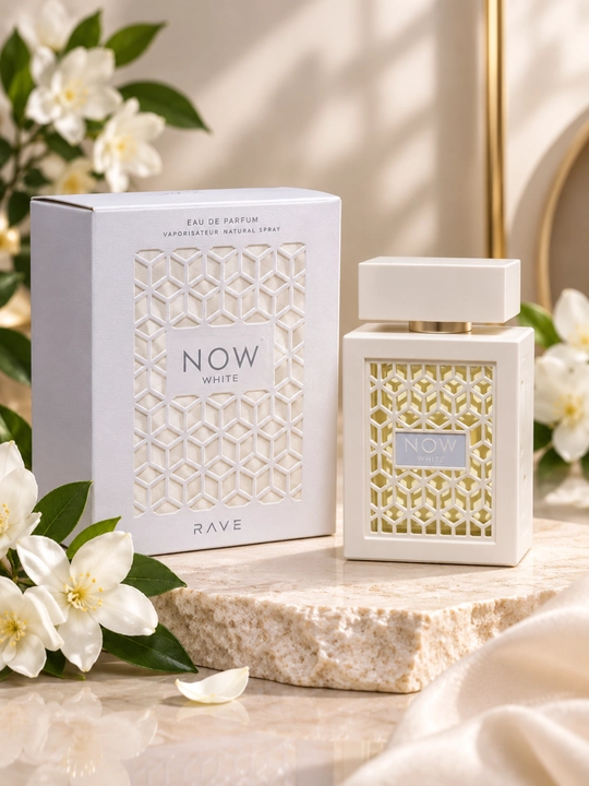 Lattafa Now Rave White ayollar atiri 100 ml, yengil va yoqimli xushbo‘y hid