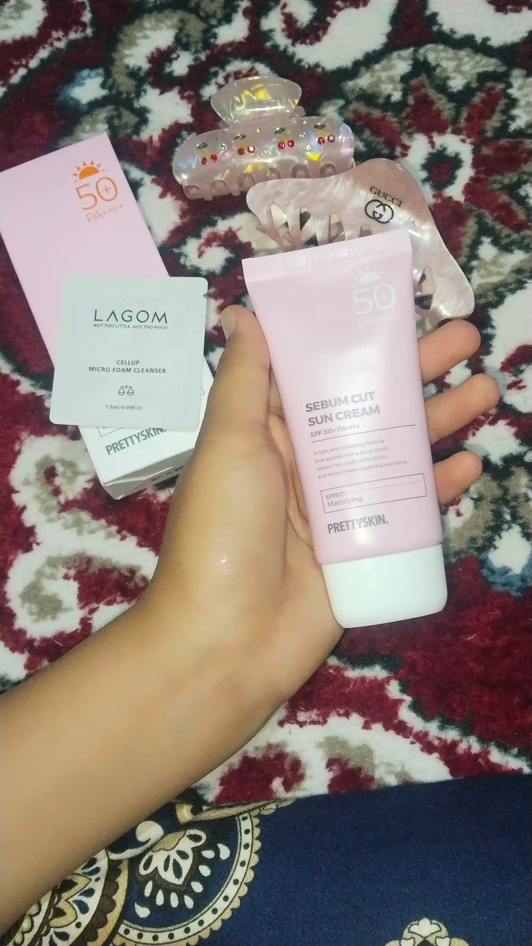 Quyoshdan himoyalovchi kremi Pretty Skin SPF50+ PA++++, 70 ml