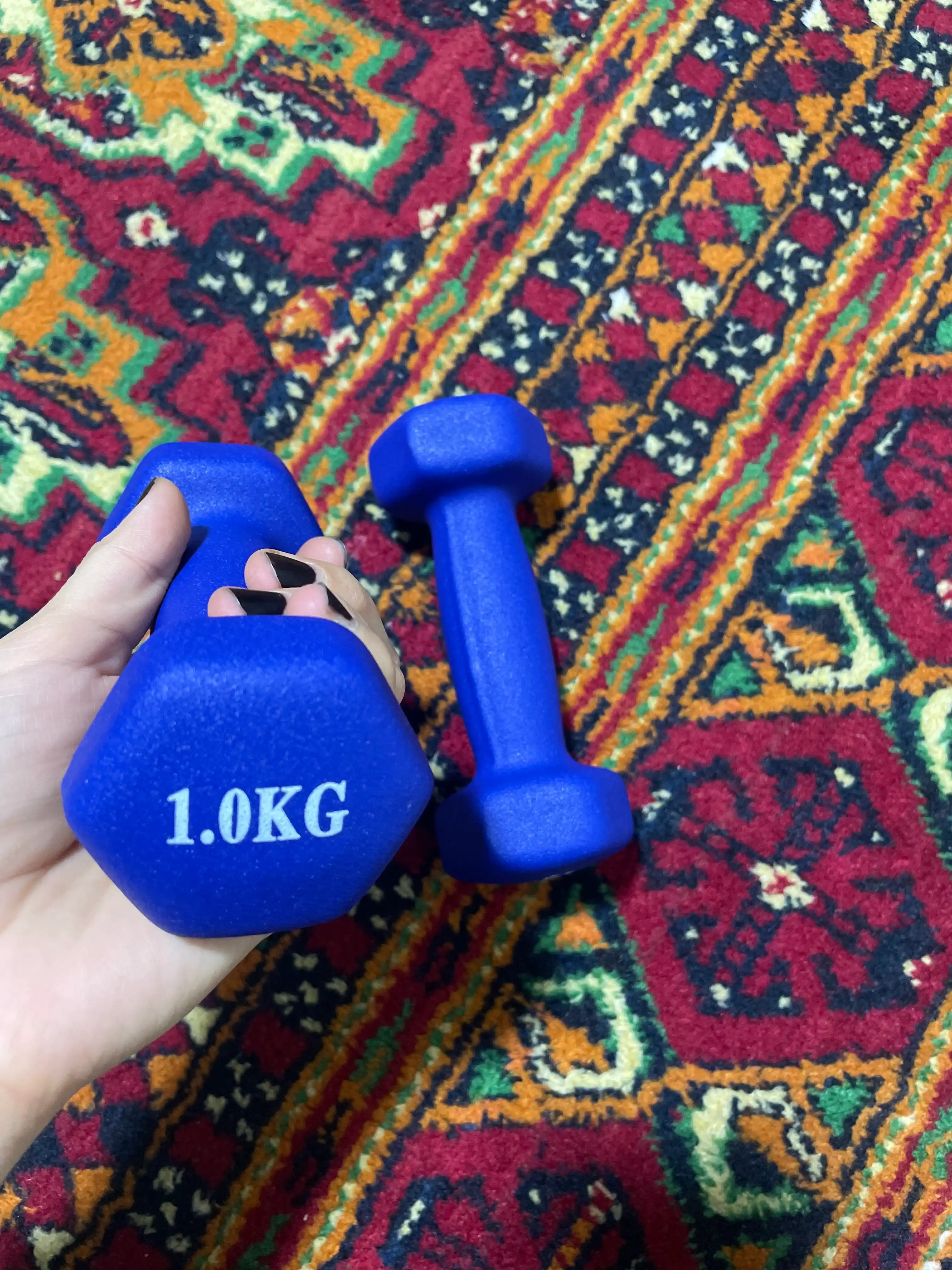 Gantel, neopren gantel, fitnes uchun gantel, uy mashqlari uchun gantel, sport anjomi