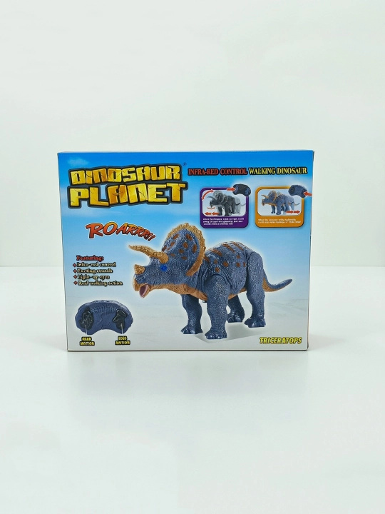 Radio boshqaruvli Dinosaur Planet Triceratops, ovoz va yorug'lik
