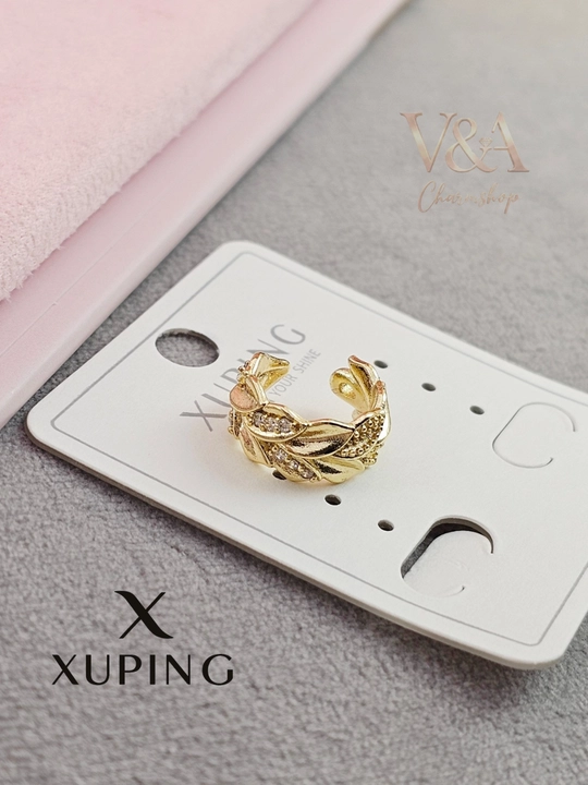 Серьга-кафф XUPING без прокола, с декоративными вставками