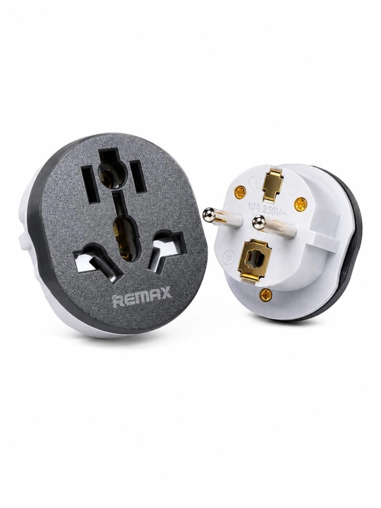 Remax Universal adapter, sayohat uchun rozetka adapteri 10A 250V