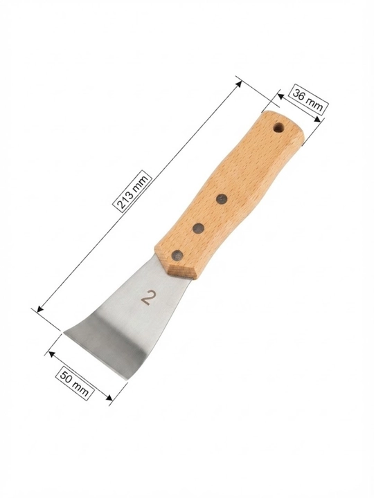 Tarang shiftlar uchun shpatel (kurakcha), 213 mm, tig‘ining kengligi 50 mm