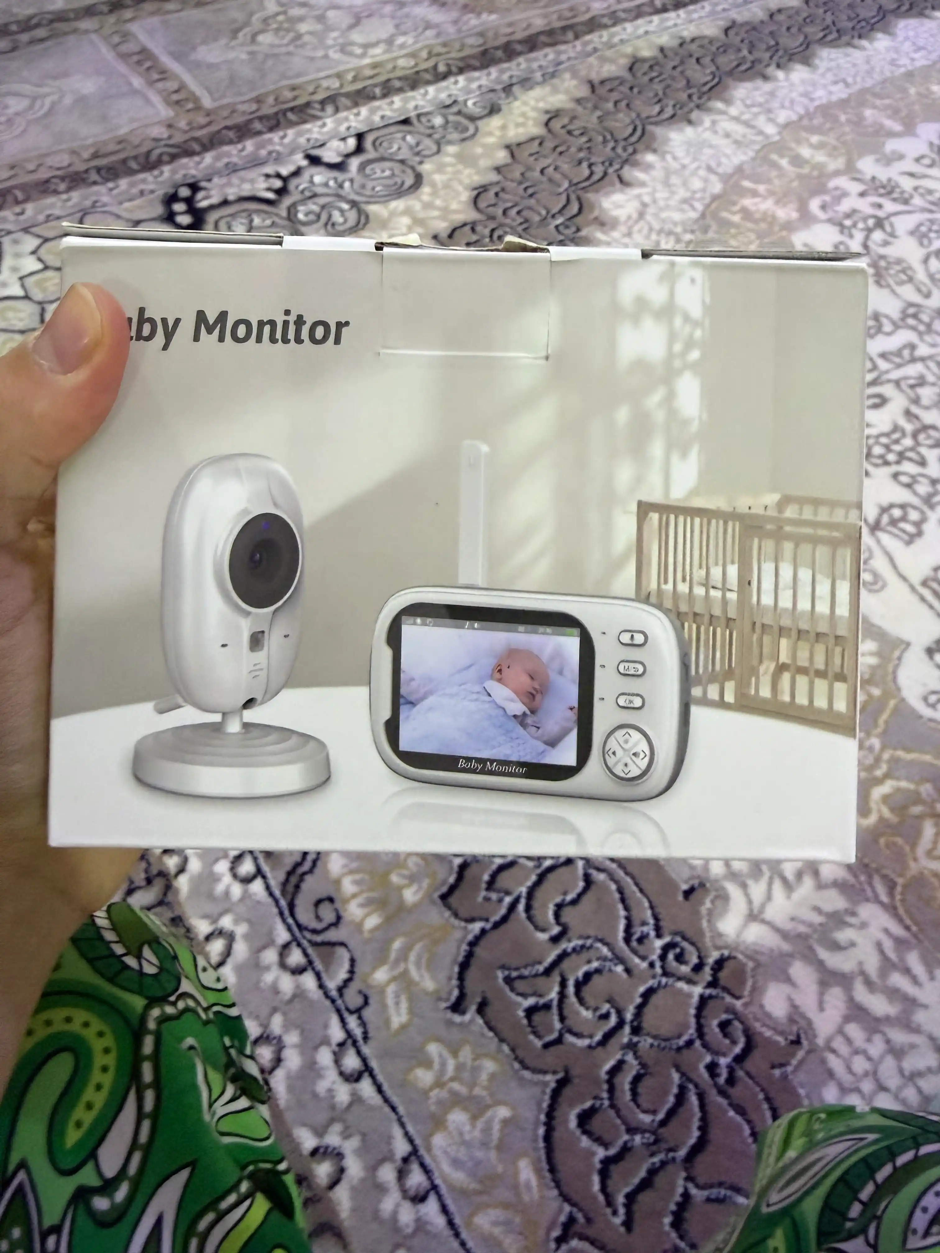 Monitor, tungi ko'rish kamerasi, ovozli simsiz video chaqaloq monitori