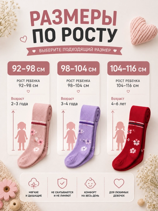 Детские колготки, колготки для девочки, колготки для девочки