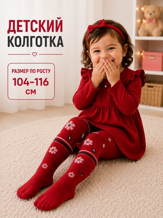 Детские колготки, колготки для девочки, колготки для девочки - 