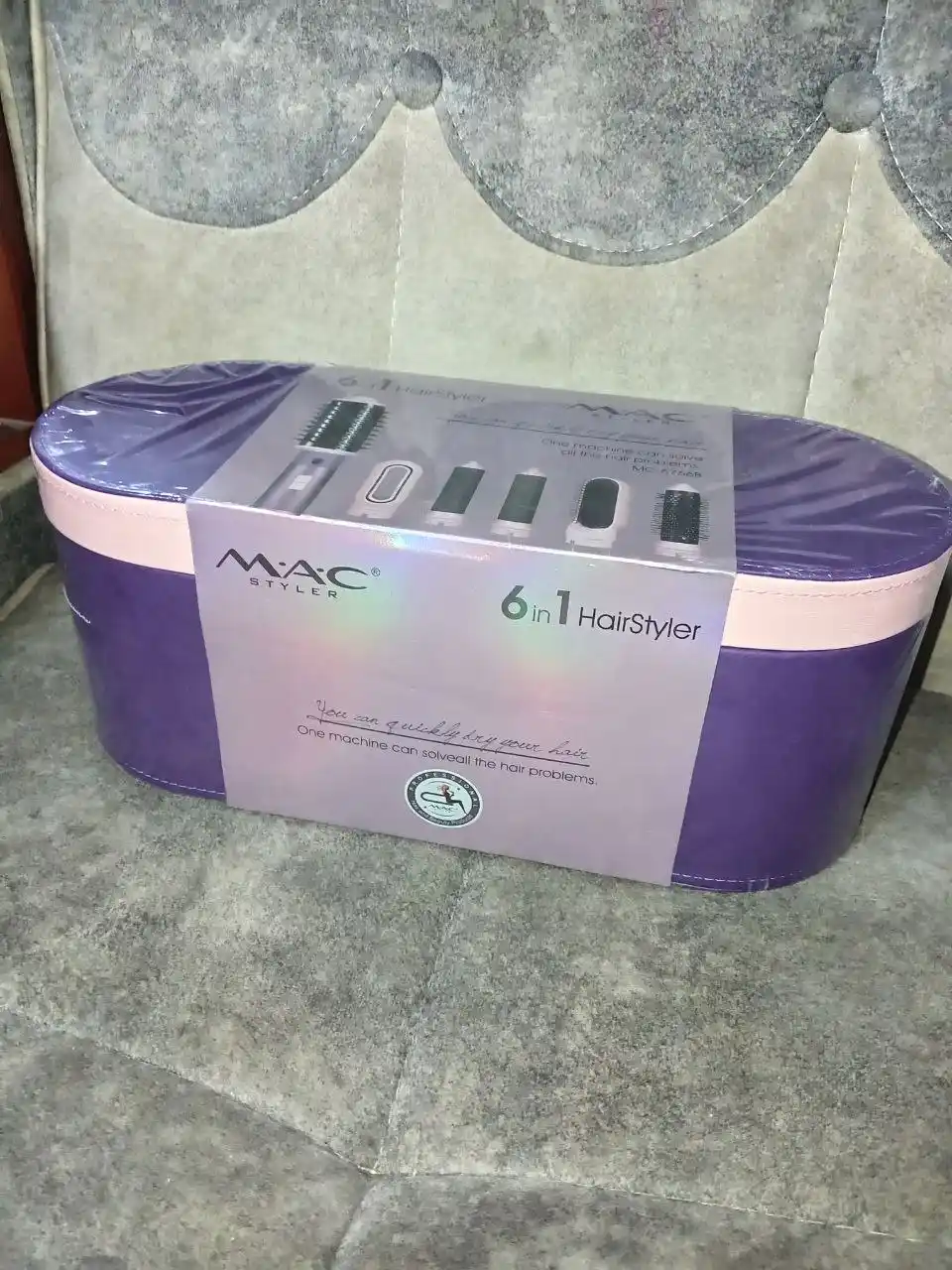 Fen Stayler MAC Styler 6v1, fen taroq, soch quritgich, 6 nozul, 4 rejim