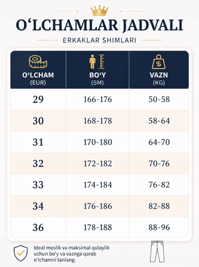 Erkaklar klassik shimi, old Money italyancha uslubda, paxta