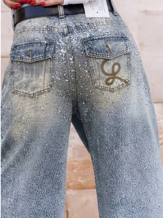 Ayollar jinsi shimlari, ayollar baggi shimlari, keng jinsi shimlar, S–XL