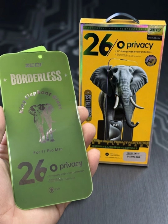 Tonirovka antishpion ramkasiz oyna Samsung Galaxy S24, S25, S24 Ultra, S25 Ultra uchun - 