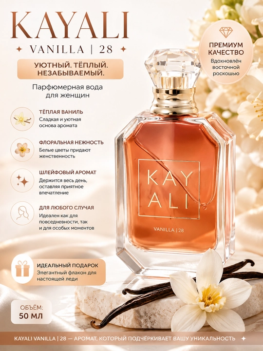 Vanil va karamel ohangli ayollar atiri | 100 ml - 