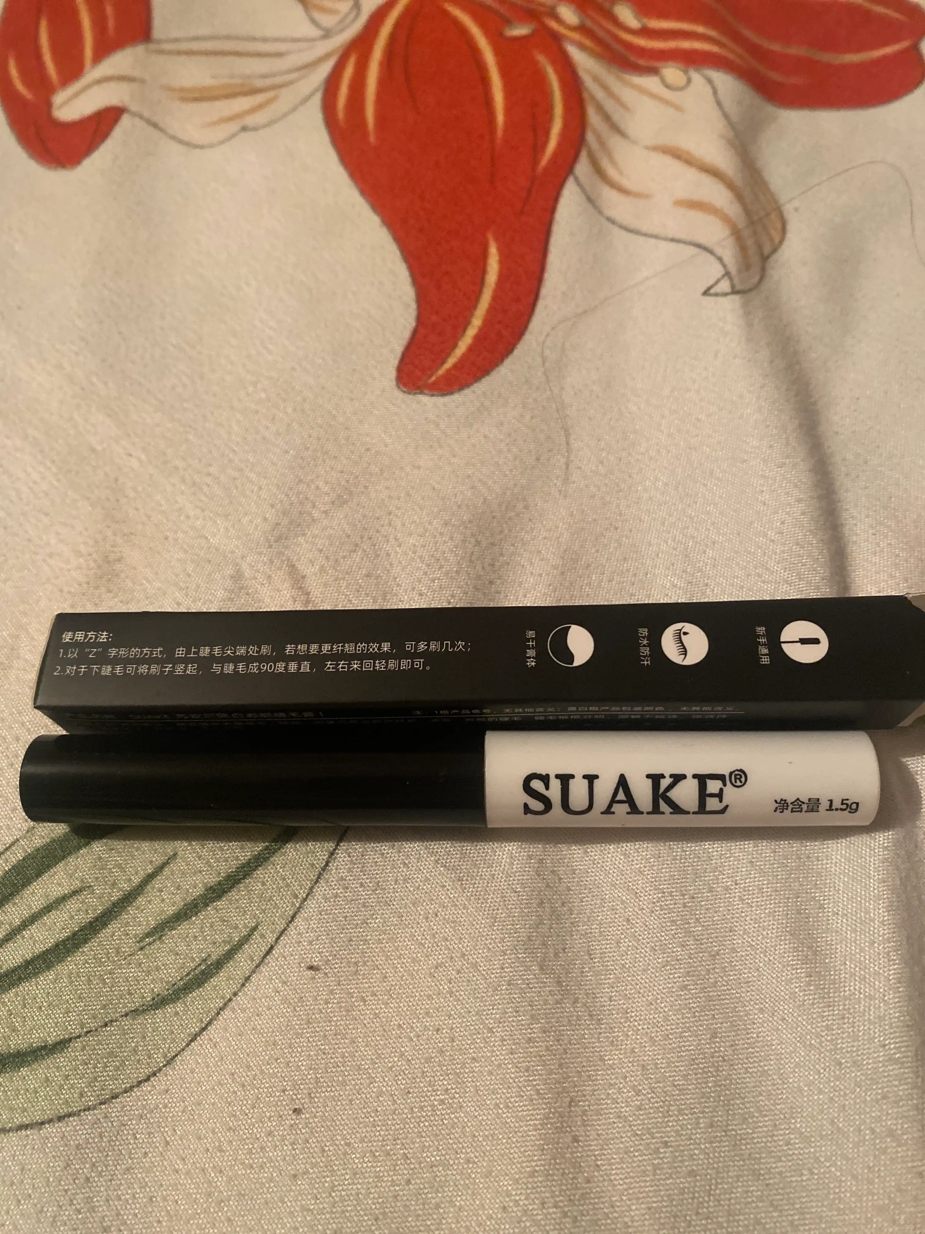 Удлиняющая тушь для ресниц Suake, с тонким аппликатором