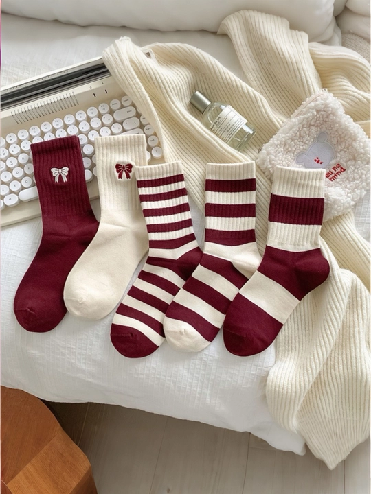Ayollar uchun paxtali paypoqlar, o‘lchami 36–40