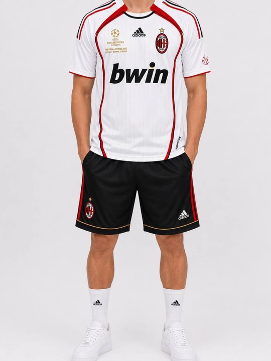 Futbol retro-forma - "Milan 2007", sport kiyim