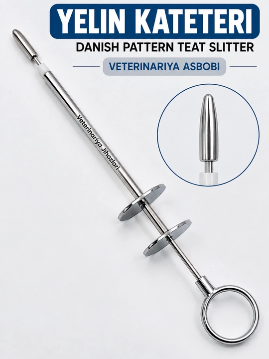 Veterinariya Yelin Kateteri, Sigirlar va Sut Beruvchi Hayvonlar uchun, Danish Pattern - 