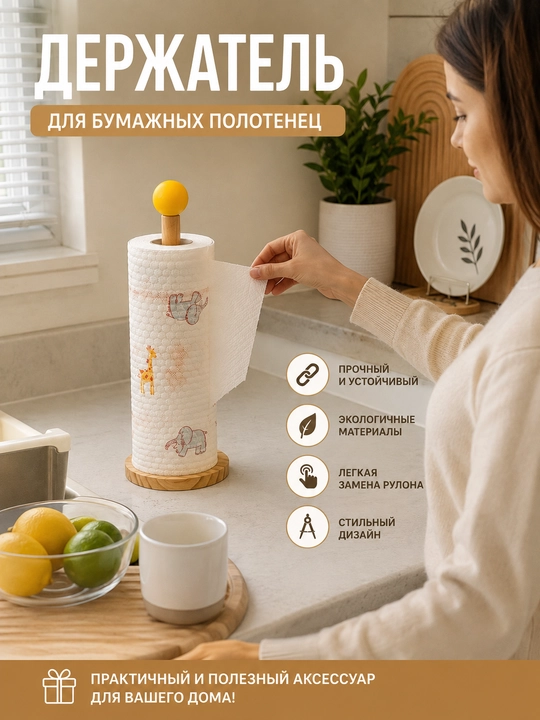 Yog‘och qog‘oz sochiq ushlagichi