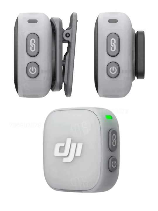 DJI Mic Mini 2 simsiz ilmoqli mikrofoni, 2TX+1RX va quvvatlash qutisi
