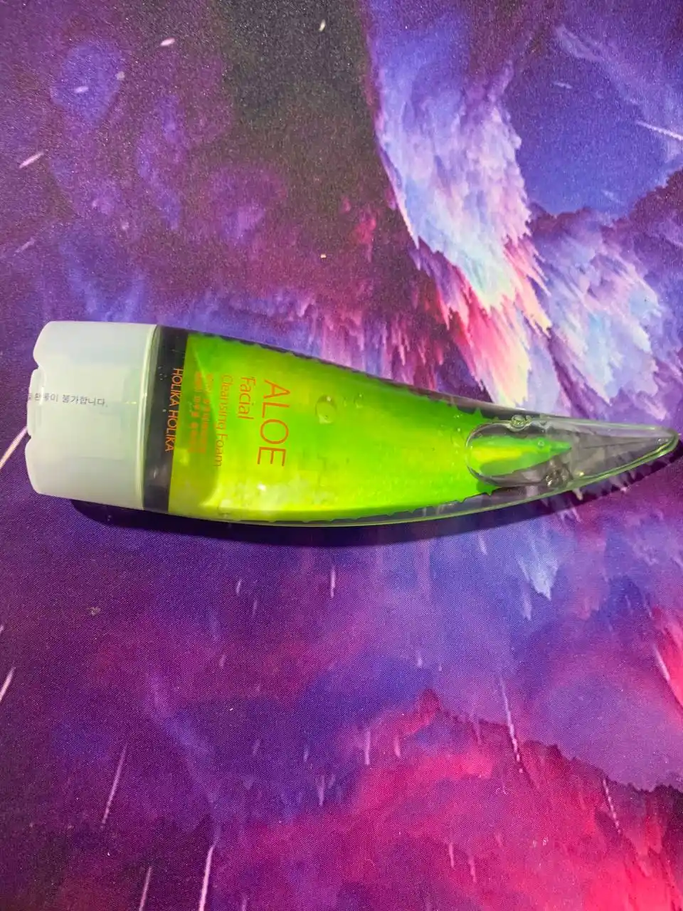 Holika Holika Aloe Facial Cleansing Foam, пенка для умывания с алоэ 40%, 150 мл