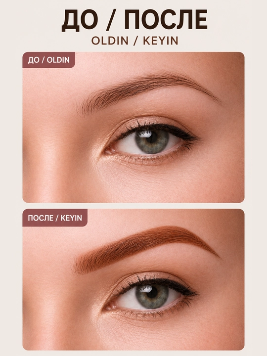 Хна-краска для бровей, в капсулах, натуральная, эффект татуажа BeautyBox