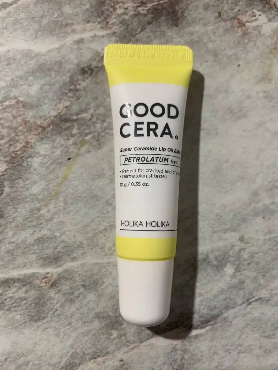 Holika Holika Good Cera seramidli lab balzami-moyi, rangsiz, namlantiruvchi, 10 g
