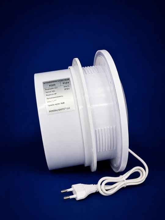 Devoriy ventilyator A100–A200, xonalarni shamollatish uchun, 220 V