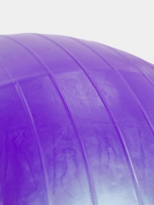 Fitbol, yoga va fitnes uchun yog‘och taglikli silliq gimnastika to‘pi