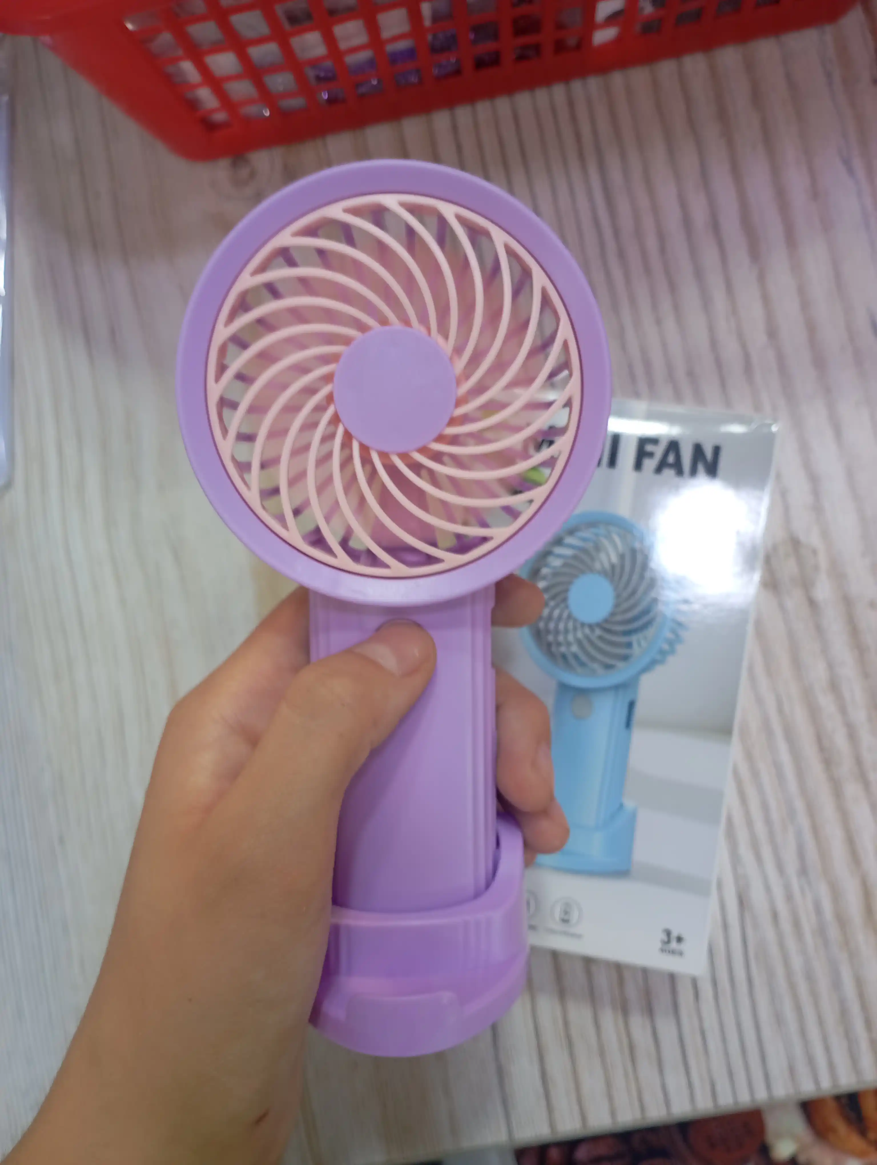 Mini ventilyator usb zaryadlovchi, stol uchun ventilyatorcha, vintelyator kichkina