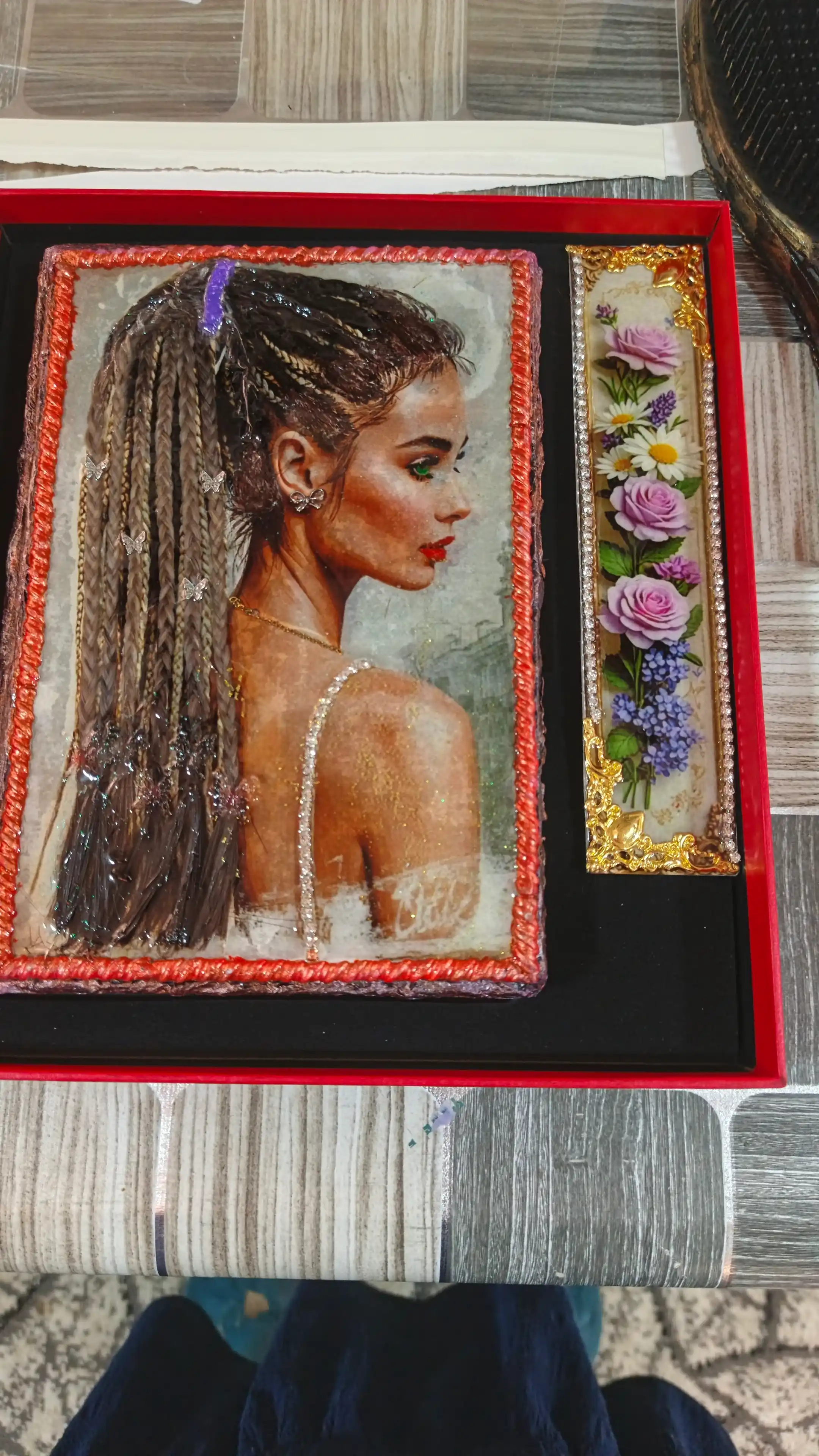 Силиконовый молд Закладка для книги, для эпоксидной смолы, форма из силикона