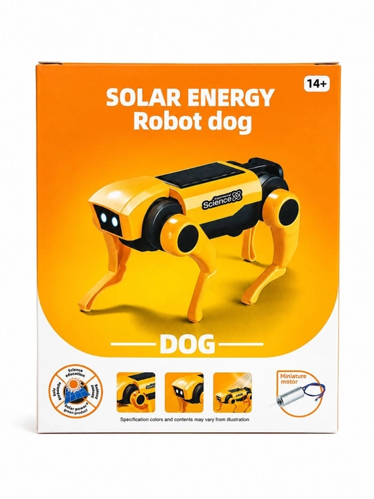 Bolalar uchun yeg'ma robot mushuk quyosh panelidan xarakatlanuvchi