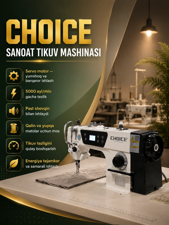 Choice High Technology швейная машина, одноигольная, высокая скорость, цифровая панель
