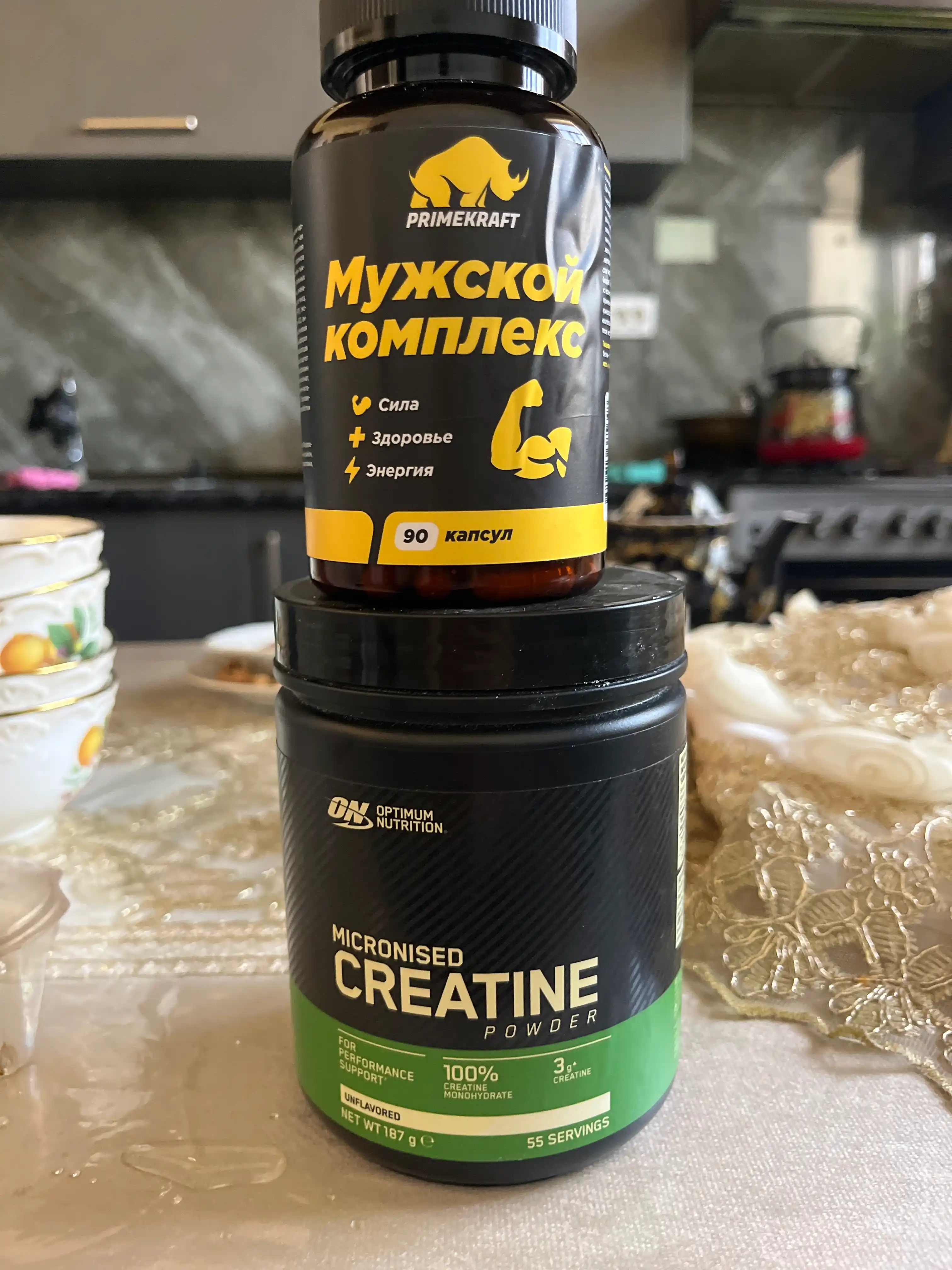 Erkaklar uchun PrimeKraft Man Daily vitamin kompleksi energiya potensiya immunitet, HALAL