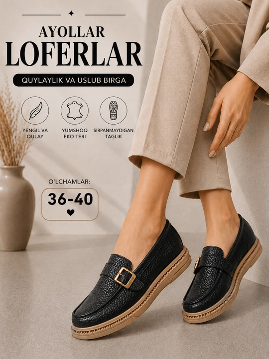 Loferlar qizlar va ayollar uchun, 36-40 - 