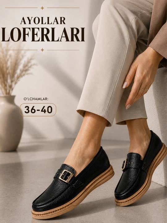 Loferlar qizlar va ayollar uchun, 36-40 - 