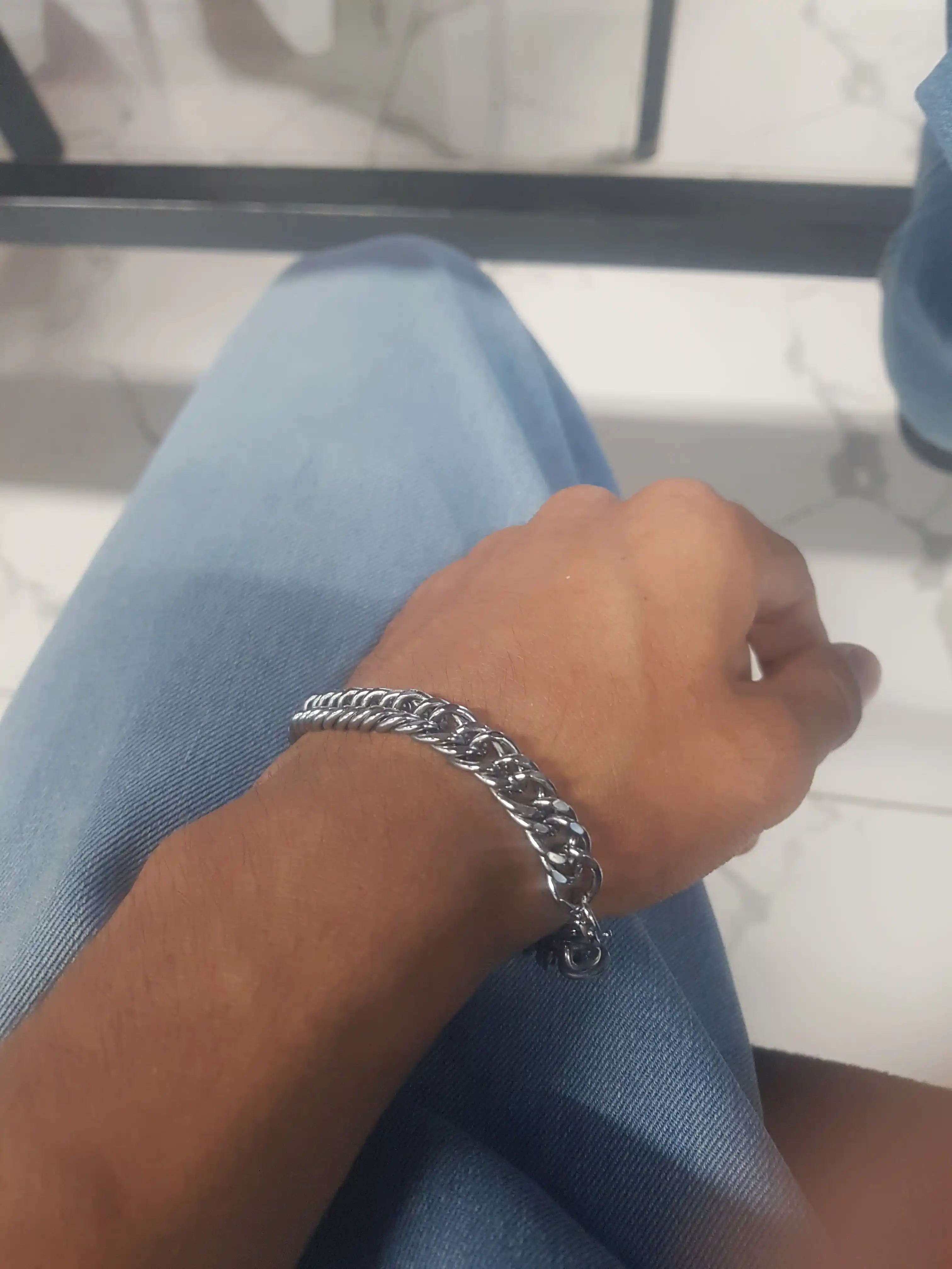 Браслет из нержавеющей стали 316L, 21 см